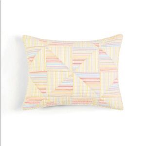 Martha Stewart Collection Flora Fauna
Yarn Dye Patchwork 100% Cotton Sham,